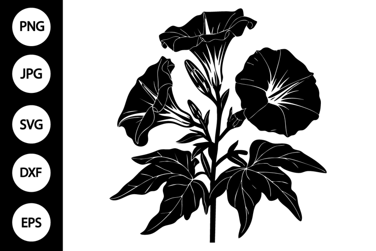 Flower Silhouette Image 15