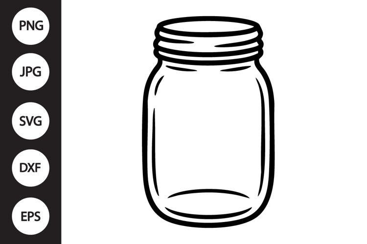 Mason Jar Clipart Image 5