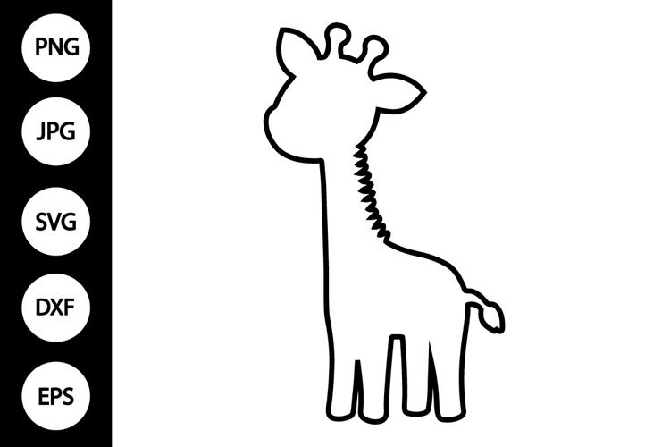 Giraffe Clipart Outline Giraffe Clipart Outline