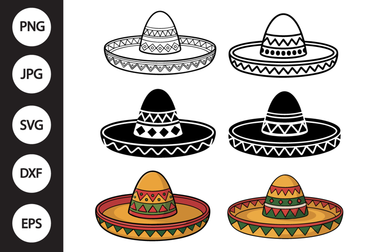 Sombrero Clipart Image 7