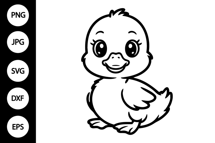 Duckling Svg Image 3