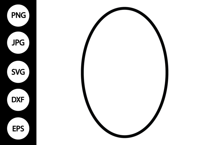 Oval Frame SVGs Image 7