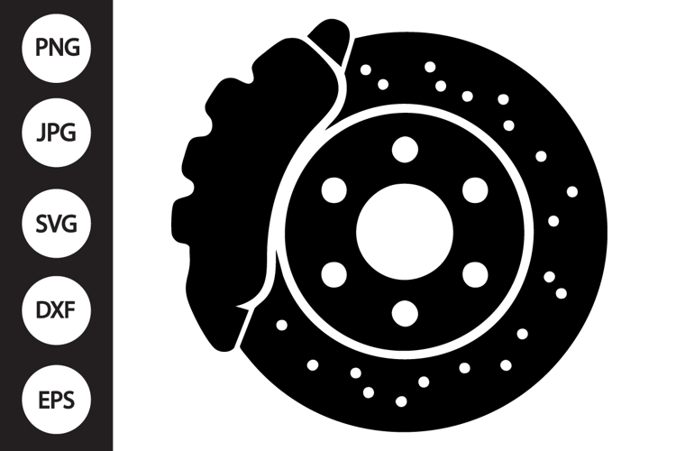 Brake Disc Caliper SVG