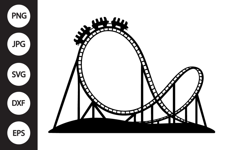 Roller Coaster Clipart Image 2