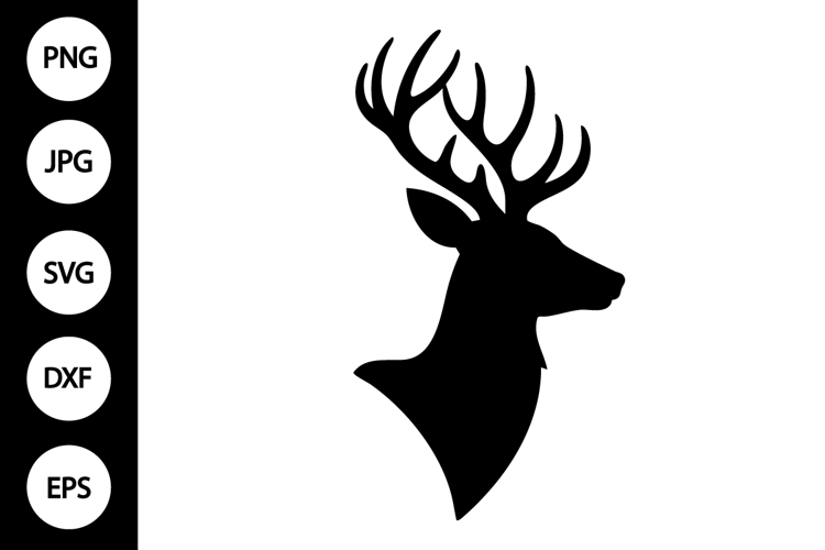 Deer Head Clipart Image 7