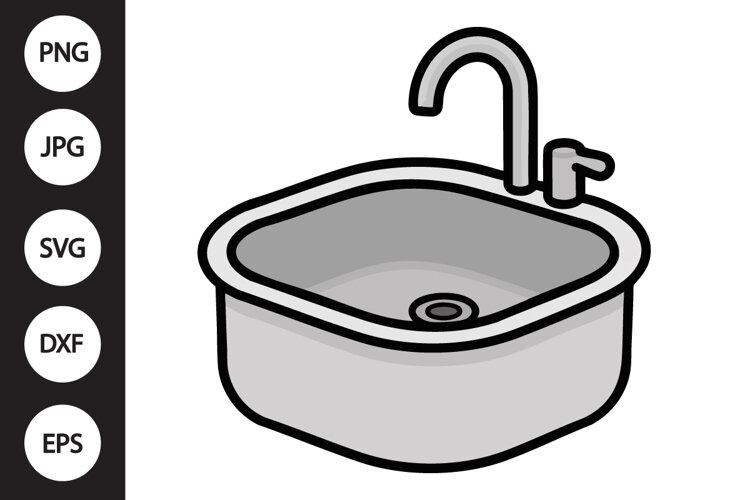 Sink SVG example image 1