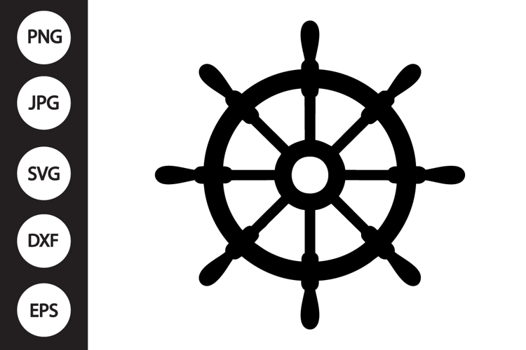  Ship Wheel SVGs Image 7