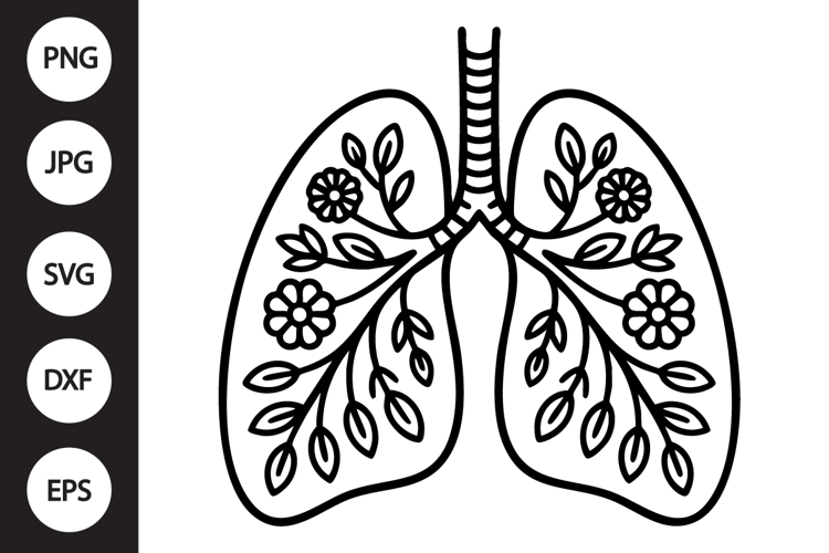 Lungs Clipart Image 7