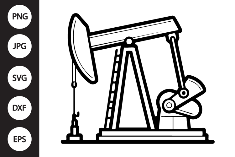 Pump Jack SVG