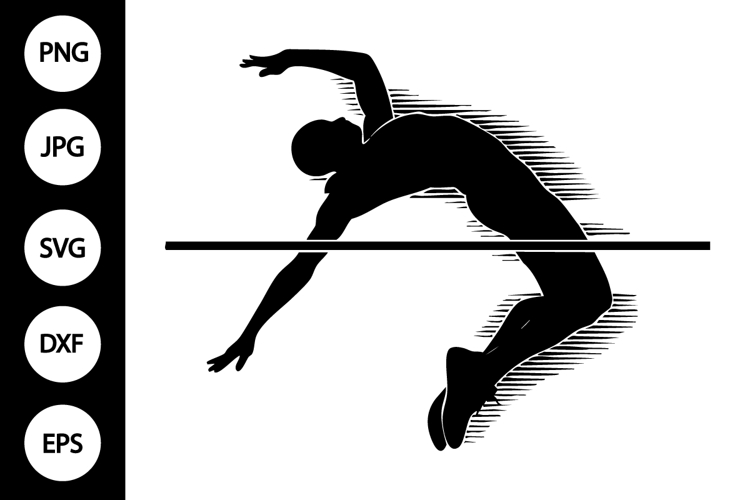 High Jump SVG example image 1