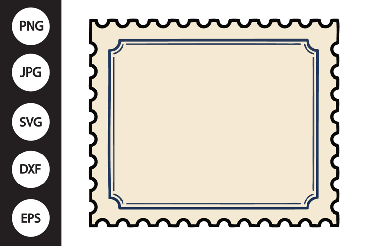 Postal Stamp SVG