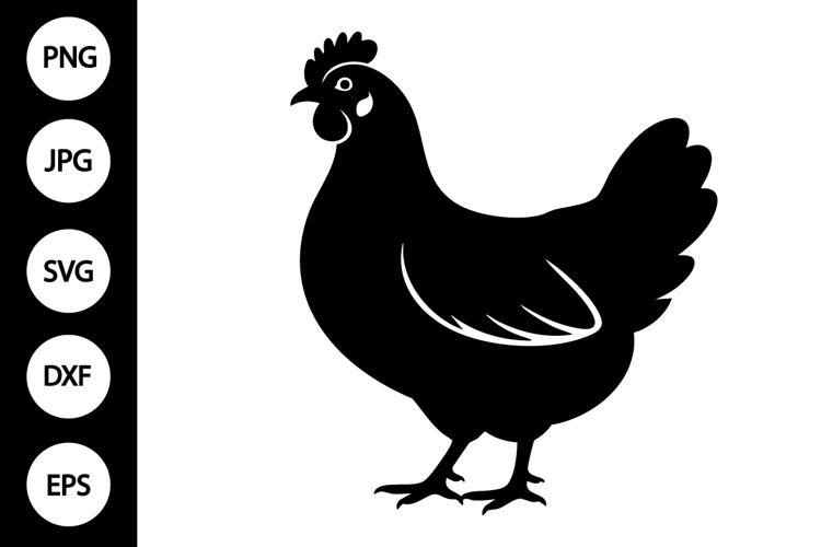 Chicken Silhouette SVGs Image 3
