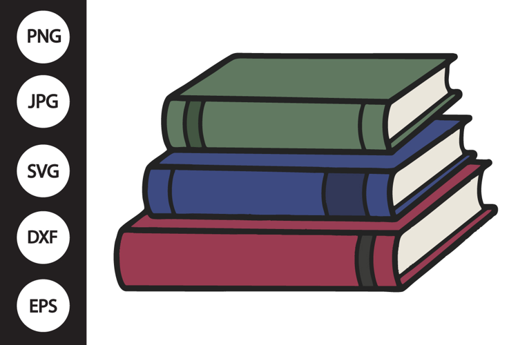 Books Stack SVG