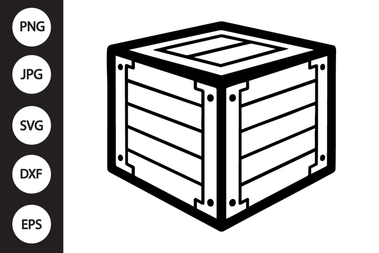 Wooden Packaging Box SVG