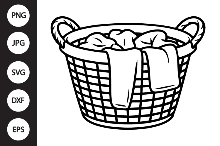 Laundry Basket Clipart Image 18