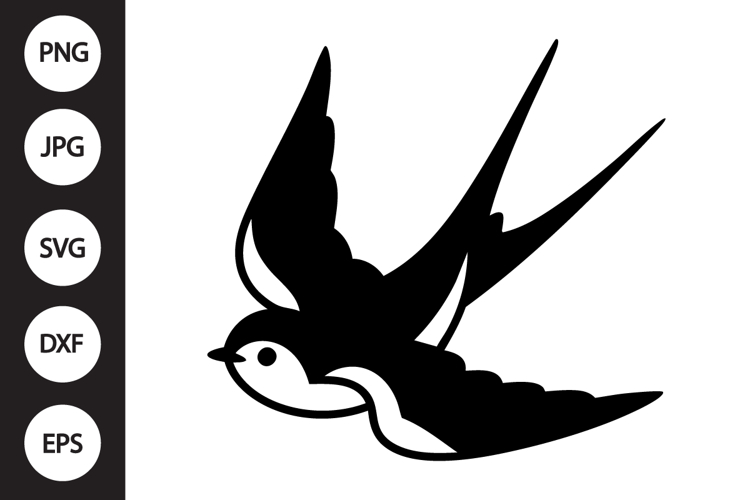 Swallow Silhouette Image 2