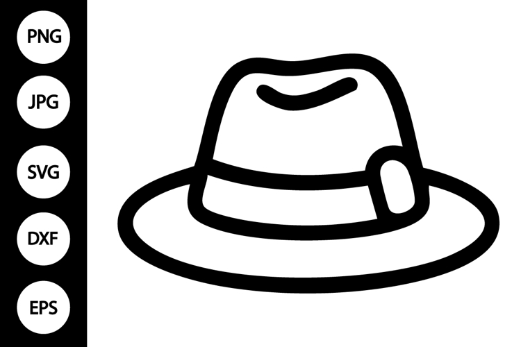 Hat Silhouette Image 2