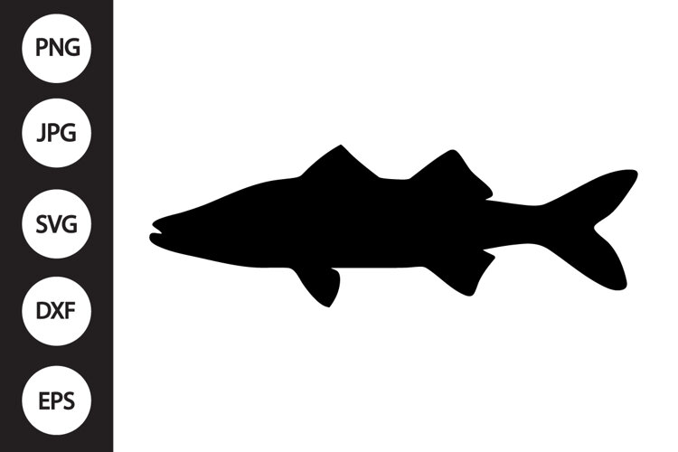 Snook Fish SVG example image 1