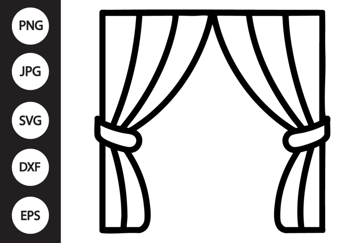Stage Curtain SVG example image 1