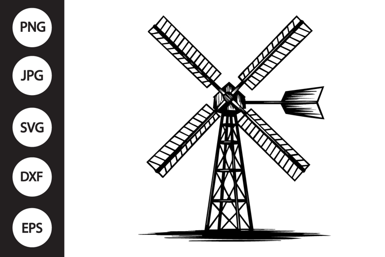 Windmill Svg Image 9