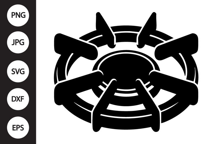 Gas Burner SVG