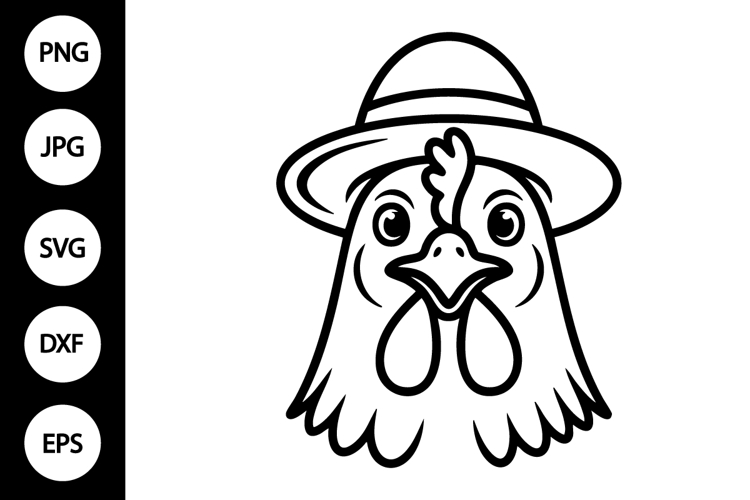 Hat Silhouette Image 9