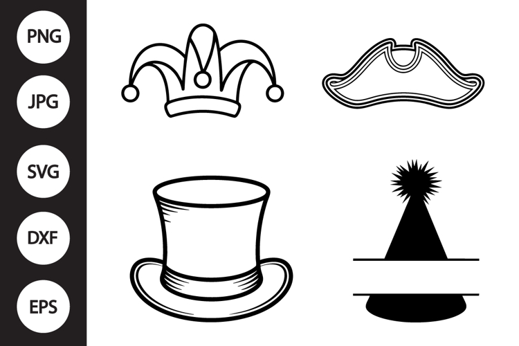 Carnival Hat SVG, Carnival Hat Clipart example image 1