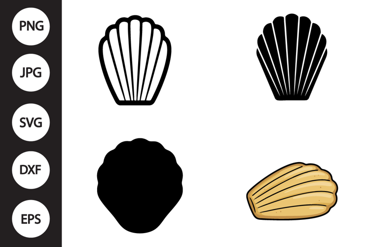 Madeleine SVG, Madeleine Clipart