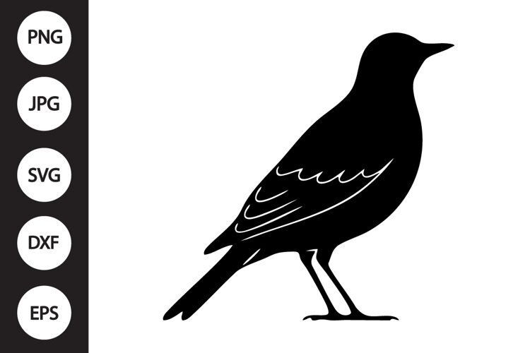 Lark Bird SVG example image 1
