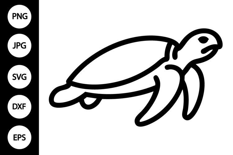 Turtle Silhouette Image 5