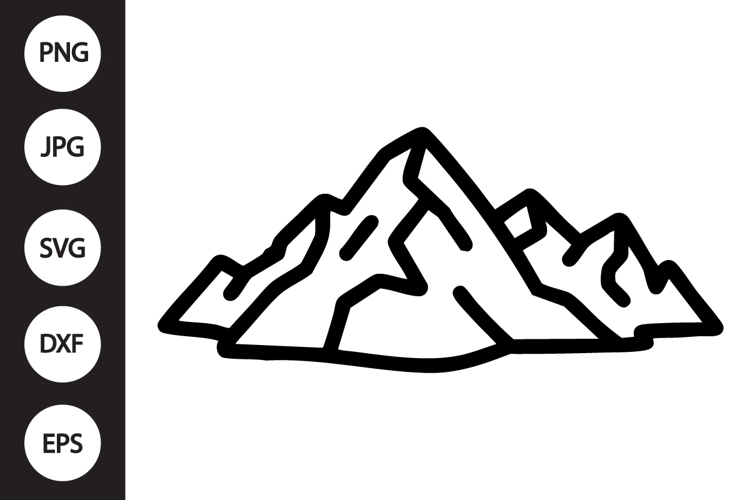 Mountain Silhouette SVGs Image 4