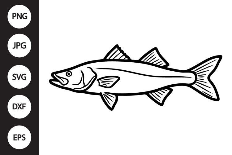 Snook Fish SVG example image 1