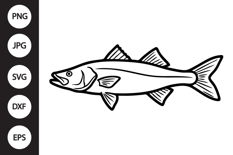 Snook Fish SVG