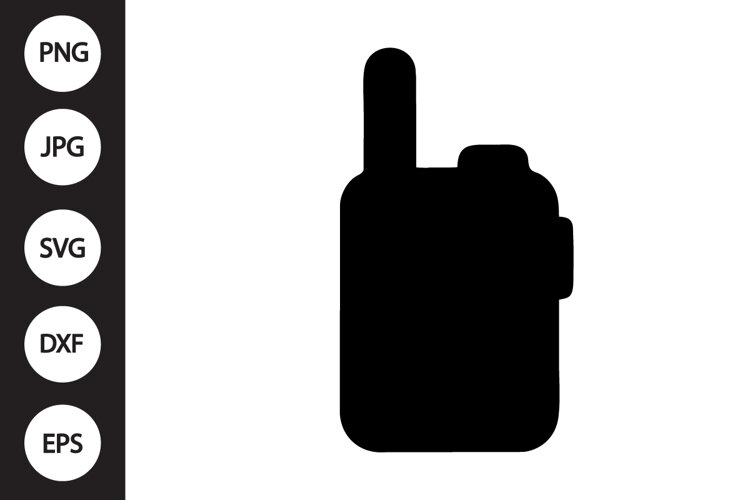 Handheld Radio SVG example image 1