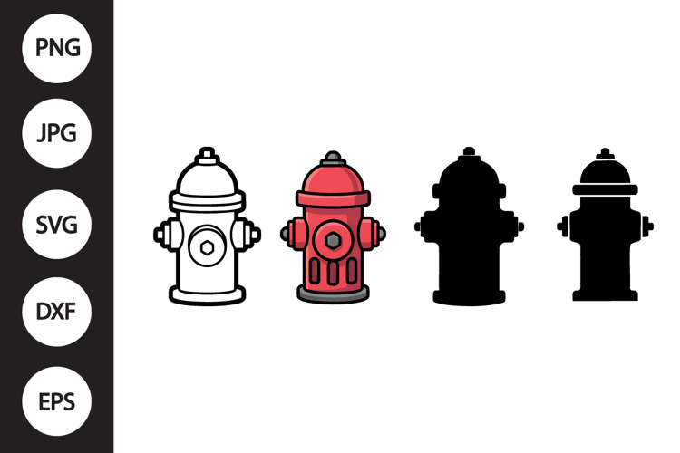 Fire Hydrant SVG, Fire Hydrant Clipart