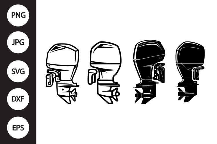 Boat Engine SVG, Boat Engine Clipart