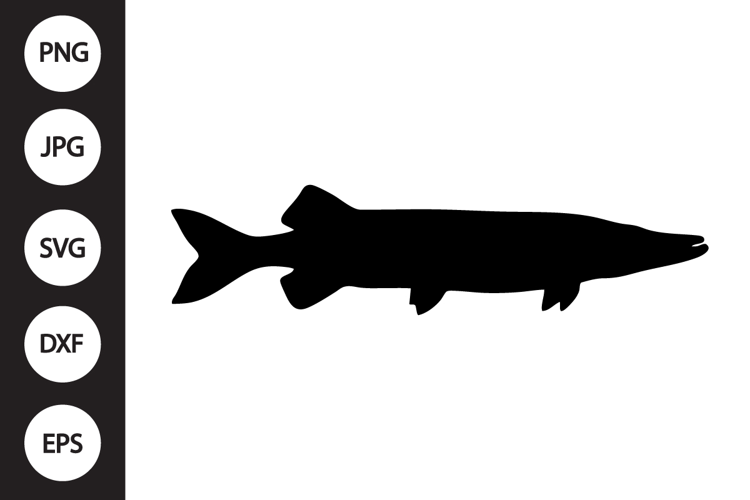 Muskellunge Fish SVG