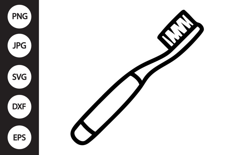 Toothbrush SVG example image 1