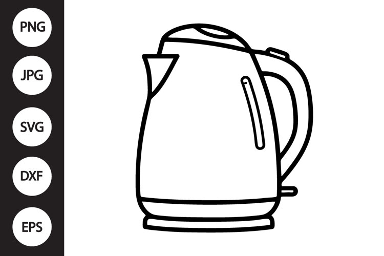 Electric Kettle SVG example image 1