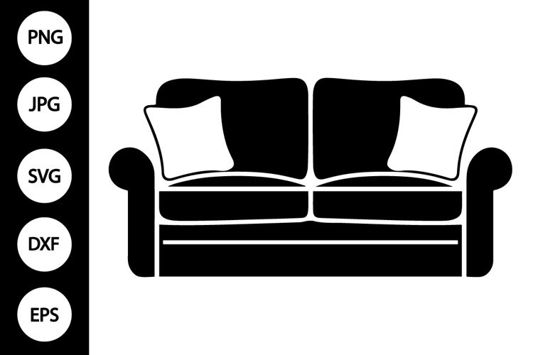 Silhouette Couch Sofa SVG