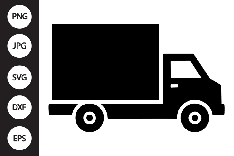 Box Truck Silhouette SVG