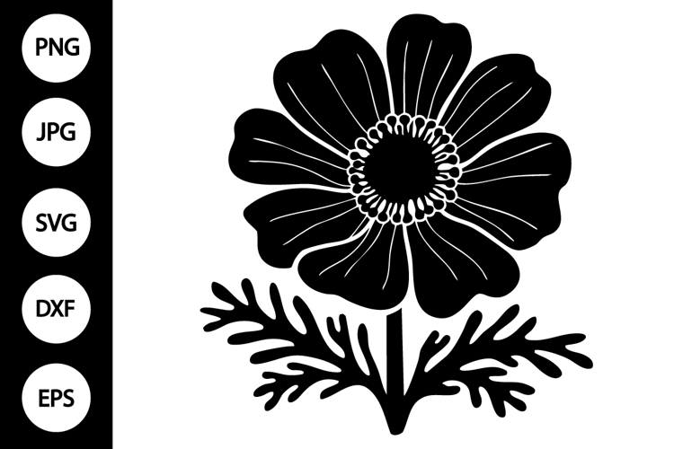 Flower Silhouette Image 11