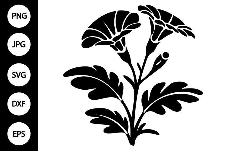 Flower Silhouette Image 17