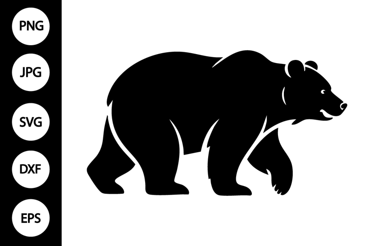 Bear Silhouette SVGs Image 18