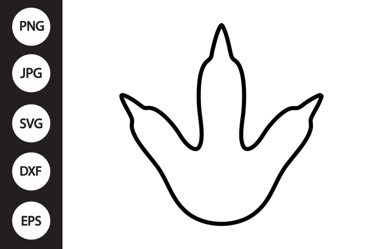 Chicken Footprint SVG