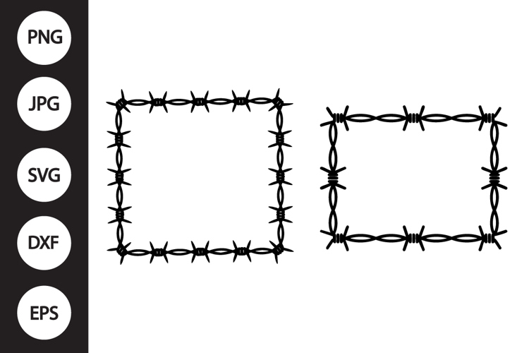 Barbed Wire Silhouette Image 14