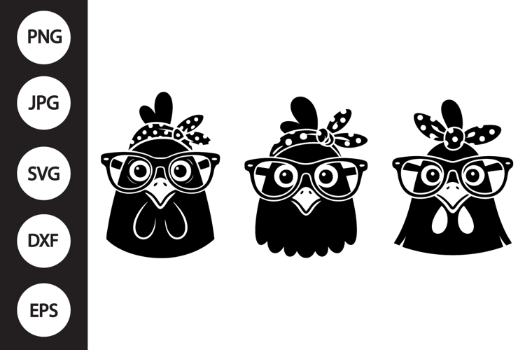 Funny Chicken SVGs Image 3