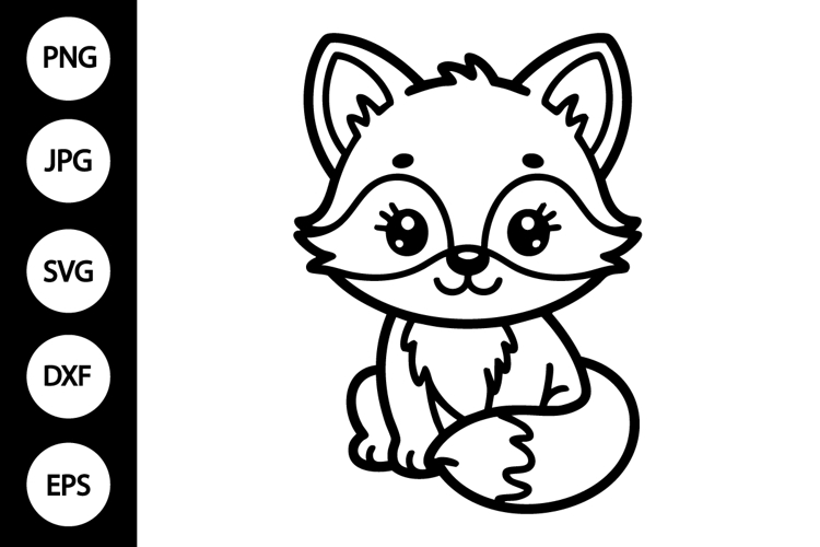 Fox Outline Image 3