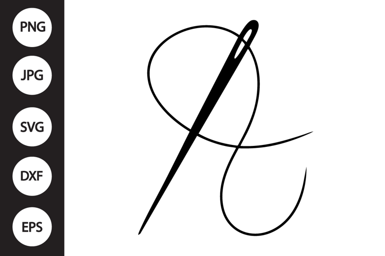 Sewing Needle Clipart Image 2