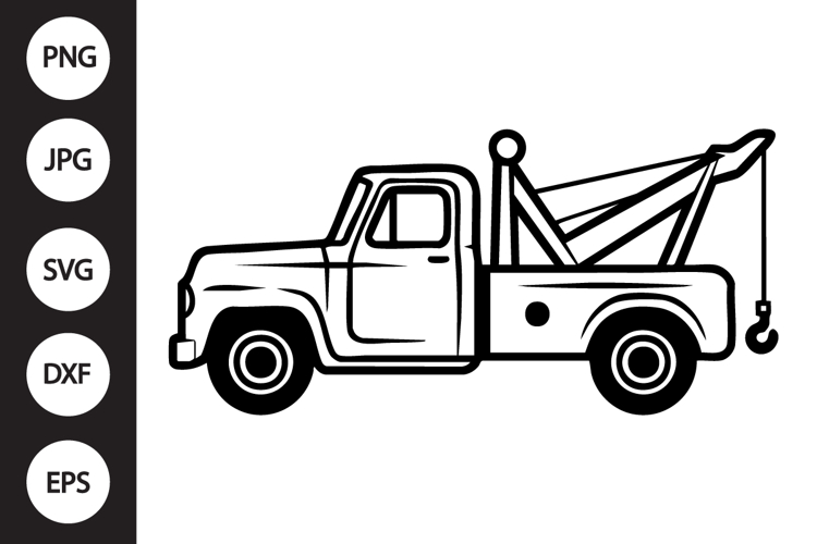 Tow Truck Clipart Image 5